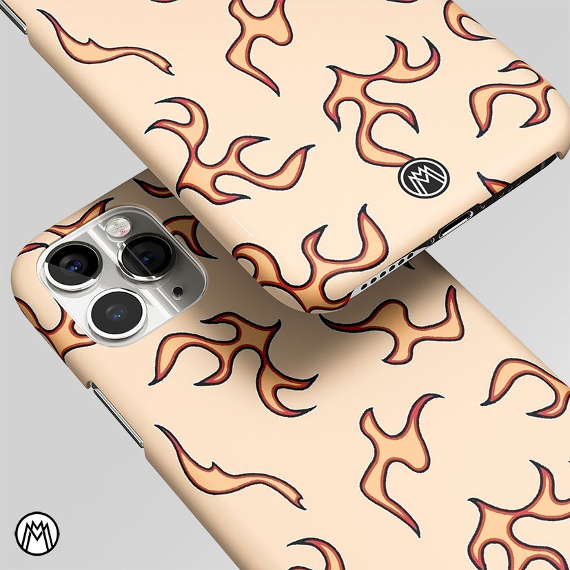 Lil Flames On Light Matte Case Phone Cover