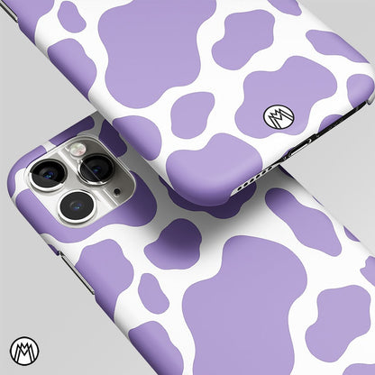 Amethyst Cow Fur Y2K Aesthetic Matte Case Phone Cover