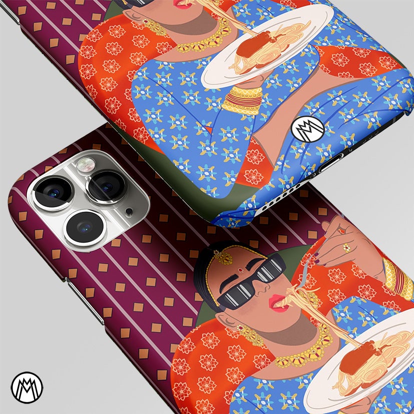 Foodie Queen Matte Case Phone Cover