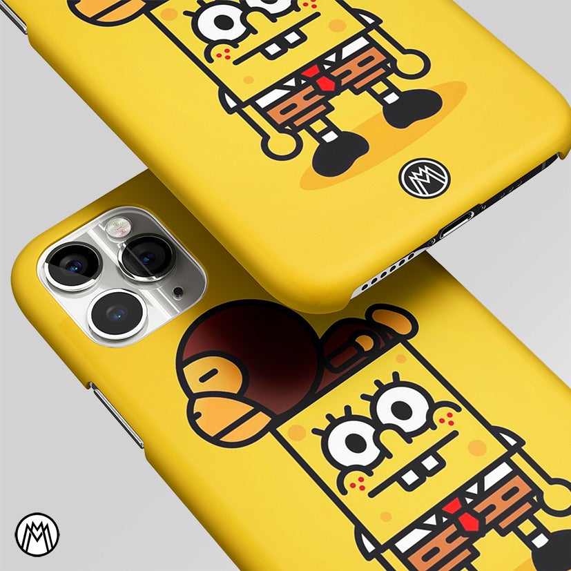 SpongeBob X Bape Matte Case Phone Cover