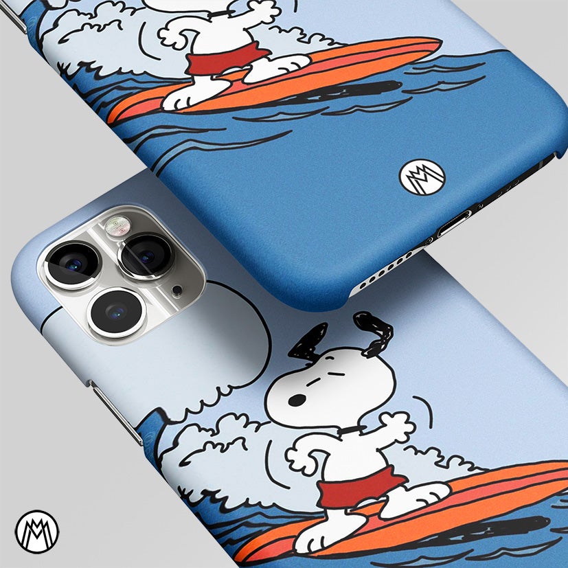Snoopy Surfing Matte Case Phone Cover