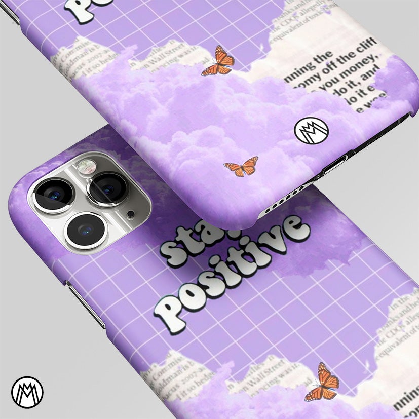 Stay Positive Matte Case Phone Cover