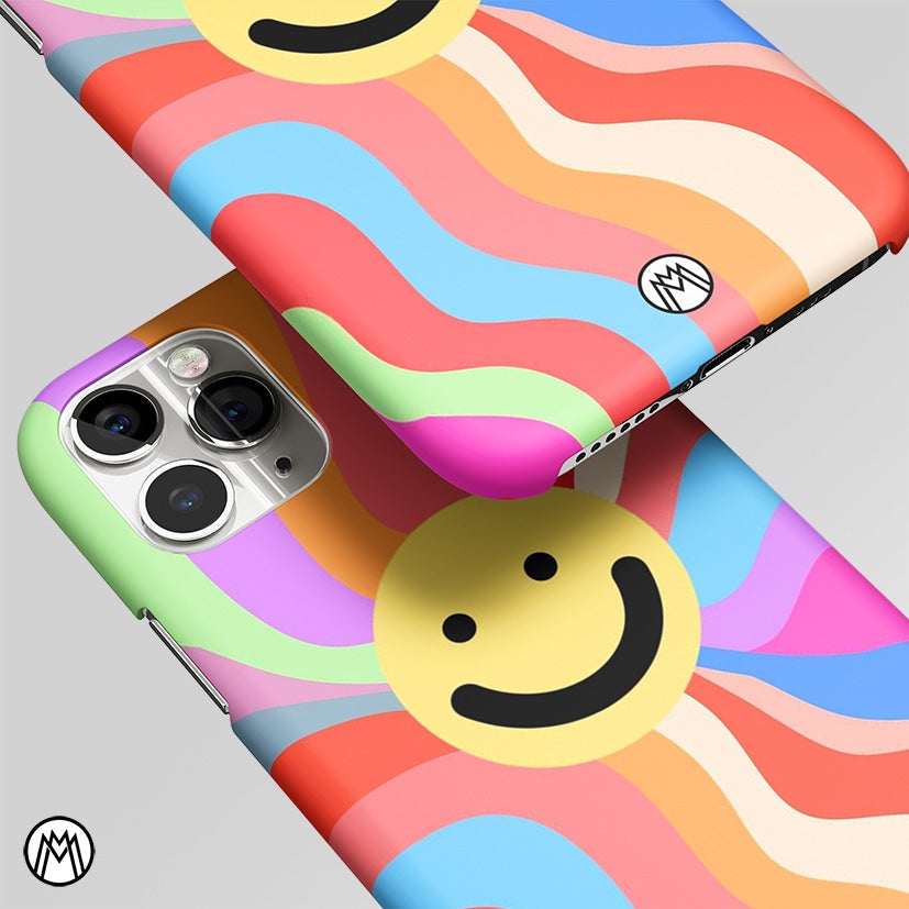 Cheerful Smiley Matte Case Phone Cover