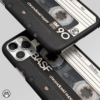 Vintage Cassette White Matte Case Phone Cover