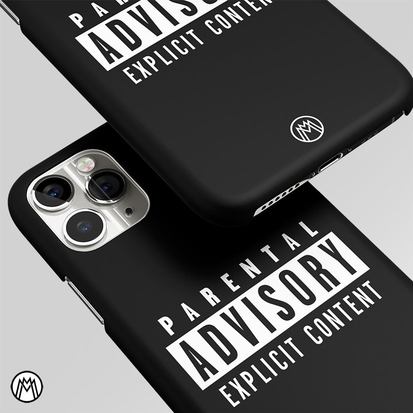 Explicit Content Matte Case Phone Cover