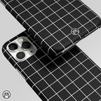 Classic Grid Dark Edition Matte Case Phone Cover