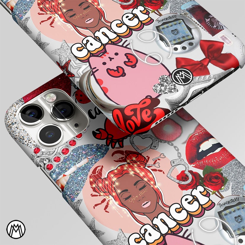 Cancer Aesthetic Collage Matte Case Phone Cover
