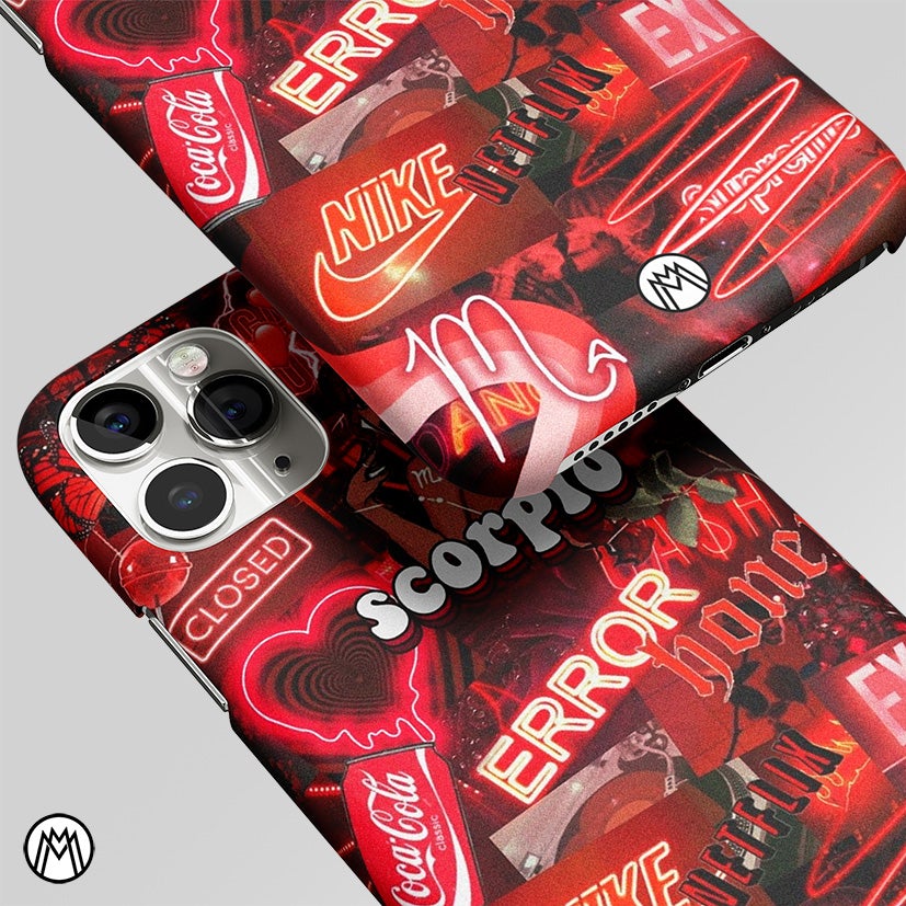 Scorpio Aesthetic Collage Matte Case Phone Cover