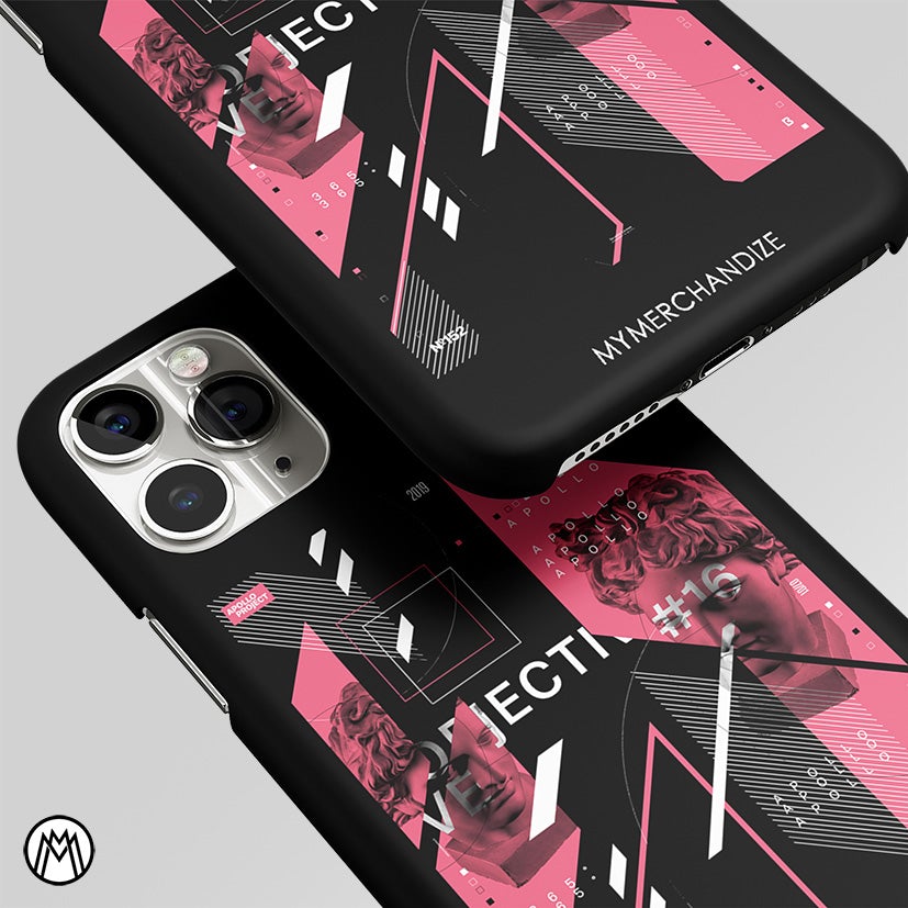 Apollo Project Aesthetic Pink And Black Matte Case Phone Cover