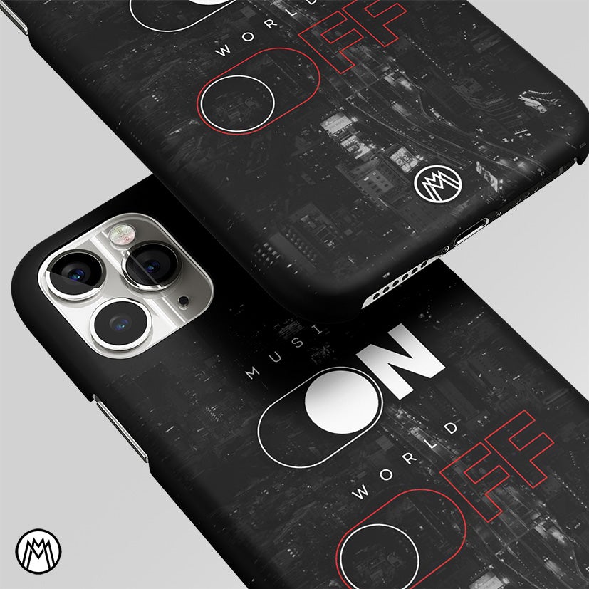 Music On World Off Music Matte Case Phone Cover
