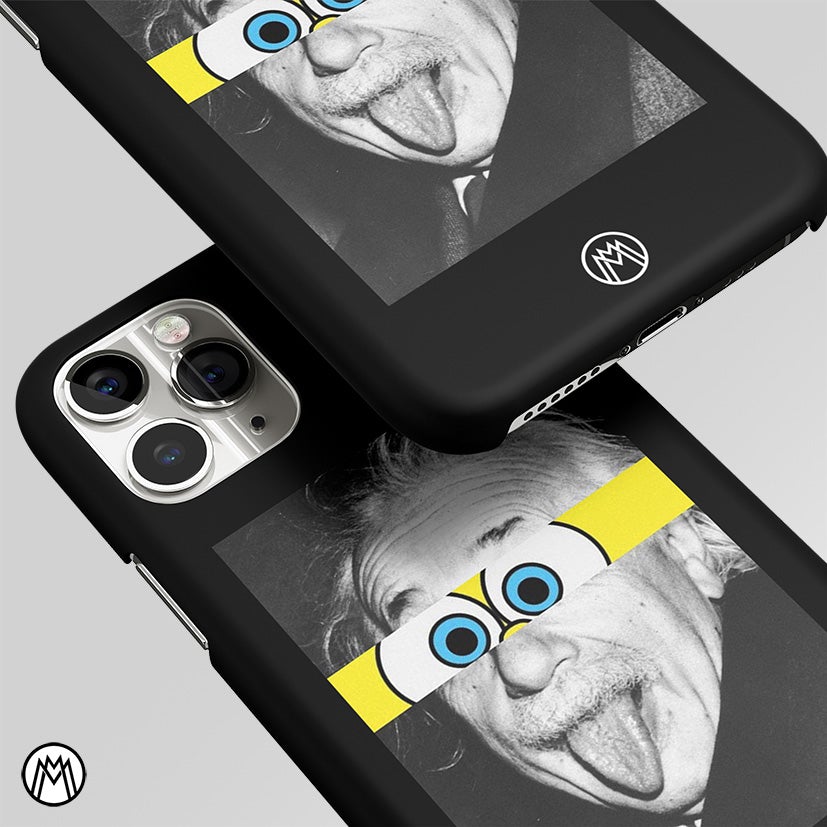 Albert Einstein Spongebob Squarepants Matte Case Phone Cover