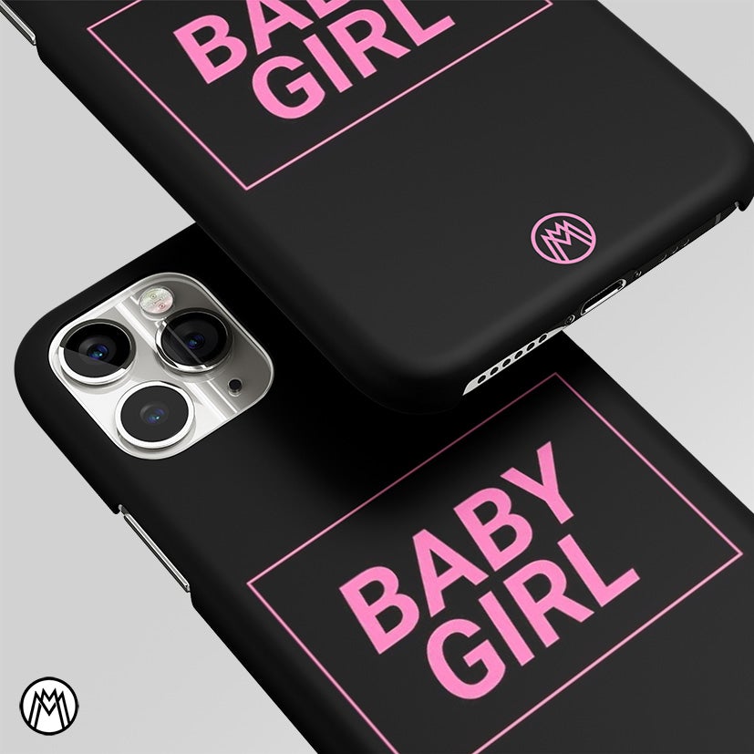 Baby Girl Quote Pink Matte Case Phone Cover