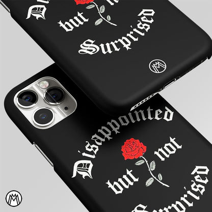 Disappointed But Not Surprised Quote Aesthetic Matte Case Phone Cover
