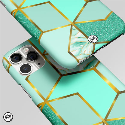 Magical Mint Green Marble Matte Case Phone Cover
