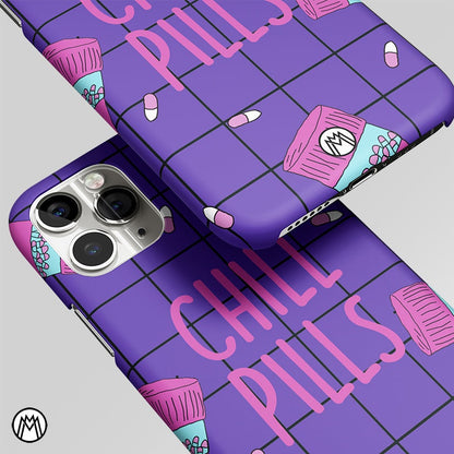 Chill Pills Quote Matte Case Phone Cover