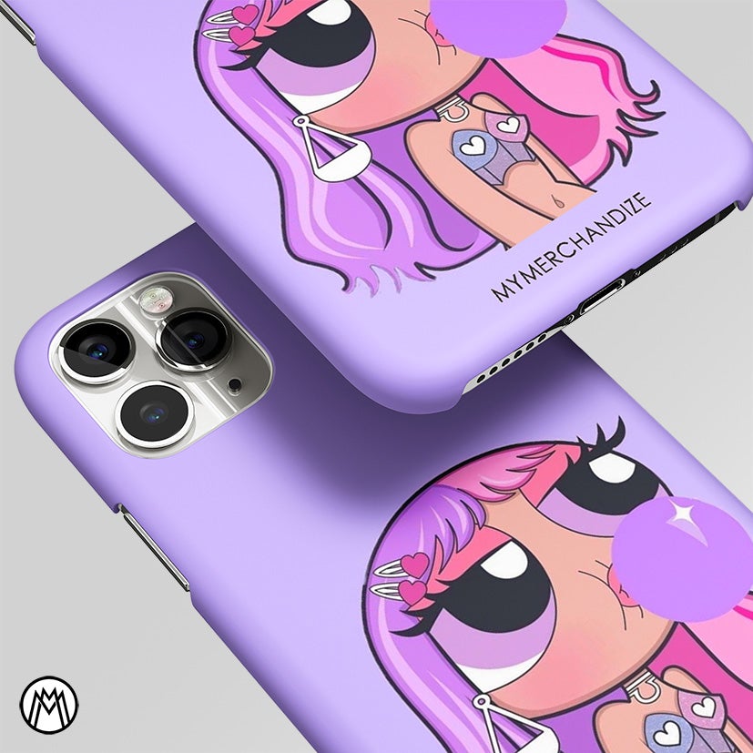 Purple Powerpuff Girls Matte Case Phone Cover