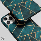 Geometric Green Matte Case Phone Cover
