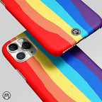 Colorful Rainbow Matte Case Phone Cover