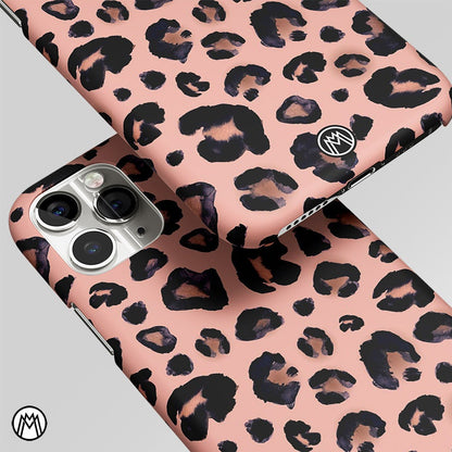 Pink Cheetah Fur Matte Case Phone Cover