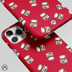 Red Nutella Matte Case Phone Cover