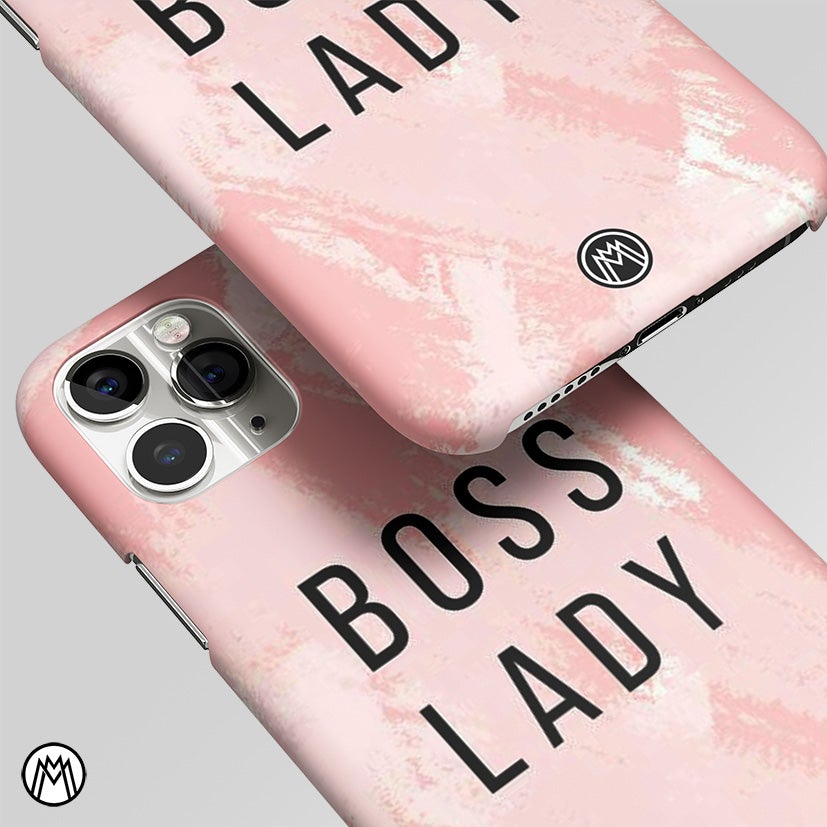 Boss Lady Matte Case Phone Cover