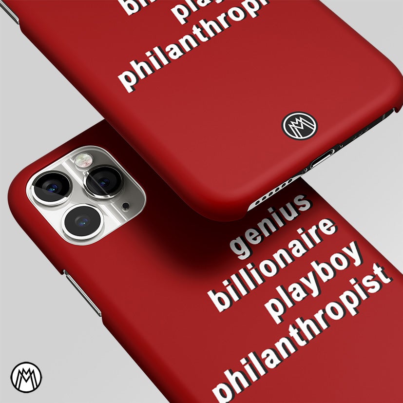 Genius Billionaire Playboy Philantrophist Matte Case Phone Cover