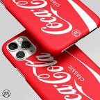 Red Coca Cola Matte Case Phone Cover