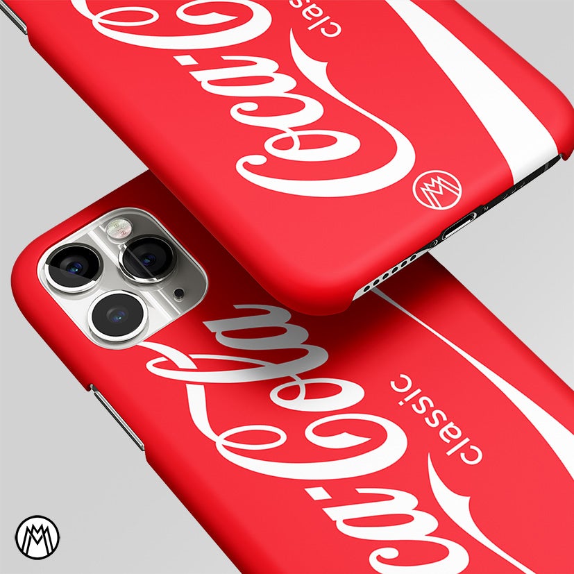Red Coca Cola Matte Case Phone Cover