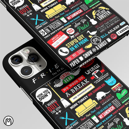 Friends Collage Matte Case Phone Cover