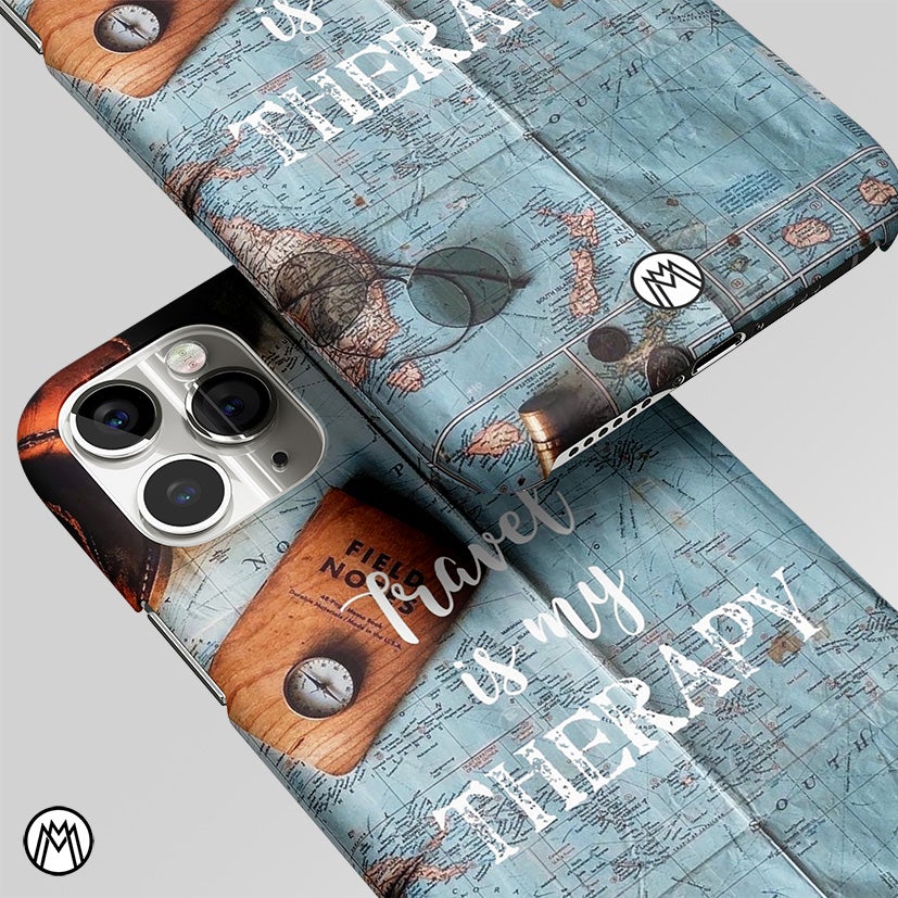 Travel Is My Therapy Matte Case Phone Cover