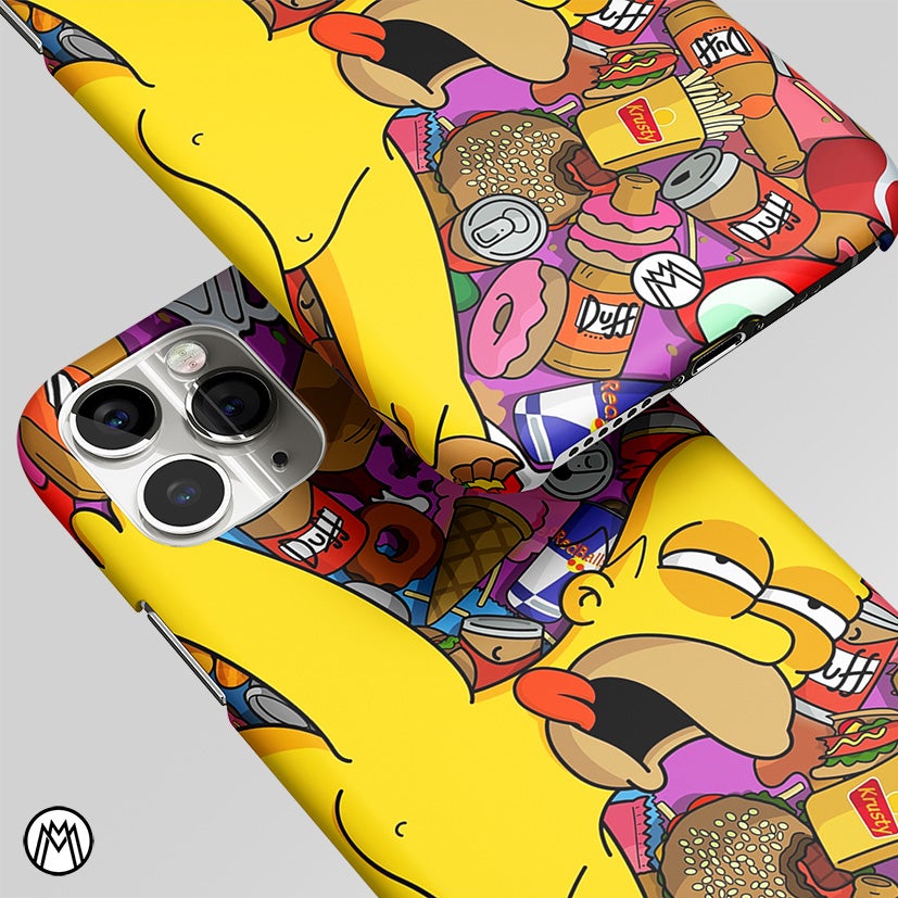 Drunk Homer Simpsons Matte Case Phone Cover