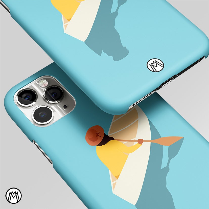 Boat Girl Matte Case Phone Cover