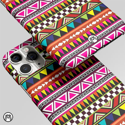 Egyptian Tribal Pattern Matte Case Phone Cover
