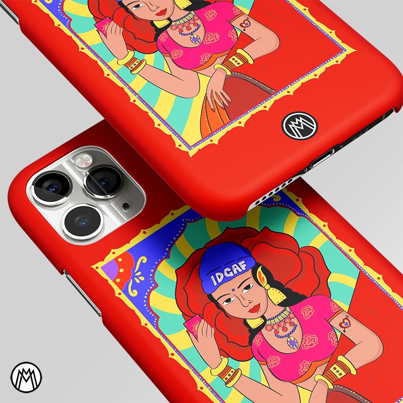 IDGAF Queen Matte Case Phone Cover