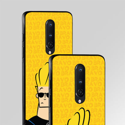 Johnny Brave Cartoon Glass Case Phone Cover
