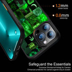 Black Green Aesthetic Collage Phone Cover | MagSafe Case