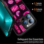 Black Pink Aesthetic Collage Phone Cover | MagSafe Case