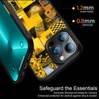 Black Yellow Aesthetic Collage Phone Cover | MagSafe Case