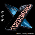 Black & Pink Cheetah Fur Phone Cover | MagSafe Case