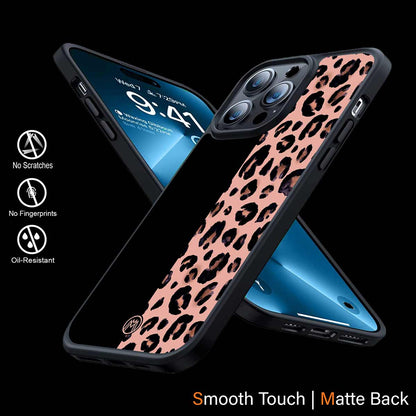 Black & Pink Cheetah Fur Phone Cover | MagSafe Case