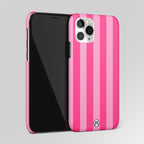 Blush Pink Stripes Matte Case Phone Cover