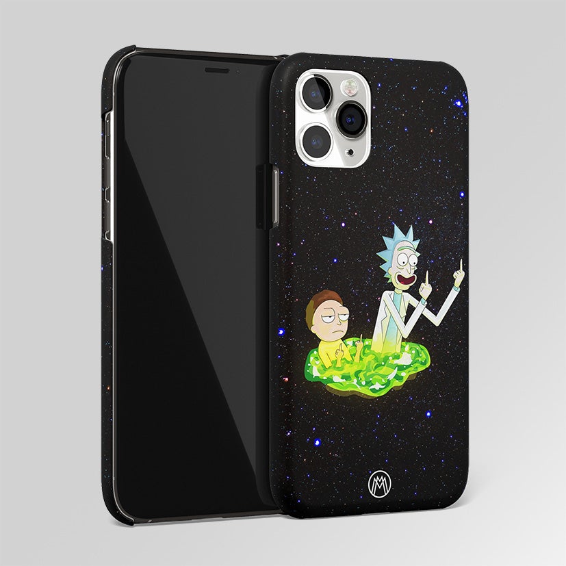 Rick And Morty FO Aesthetic Matte Case Phone Cover