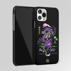 Tokyo Japan Purple Dragon Black Matte Case Phone Cover