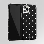 Hearty Hearts Black Edition Matte Case Phone Cover