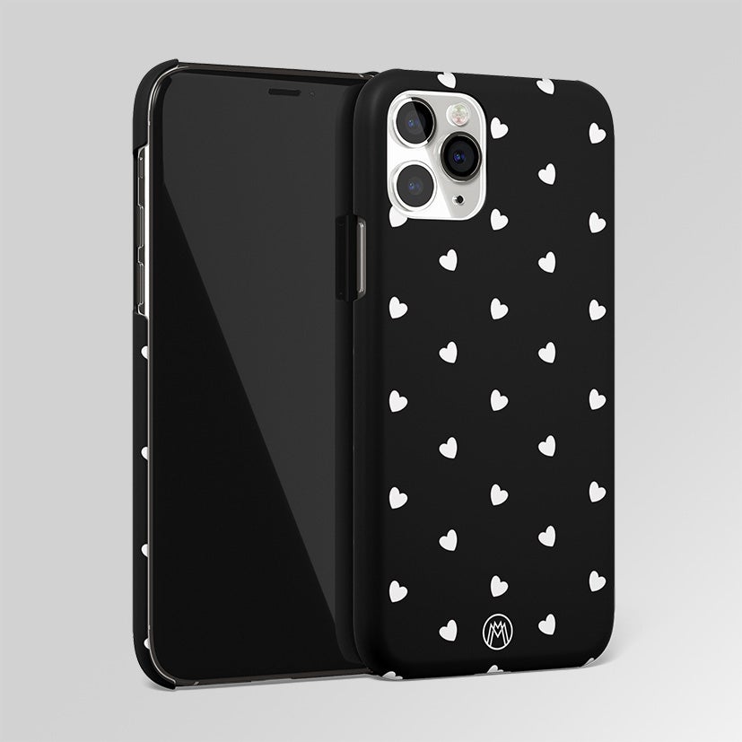 Hearty Hearts Black Edition Matte Case Phone Cover