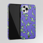 Lil Flames On Purple Matte Case Phone Cover
