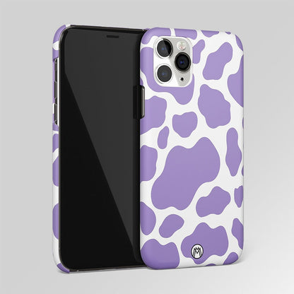 Amethyst Cow Fur Y2K Aesthetic Matte Case Phone Cover