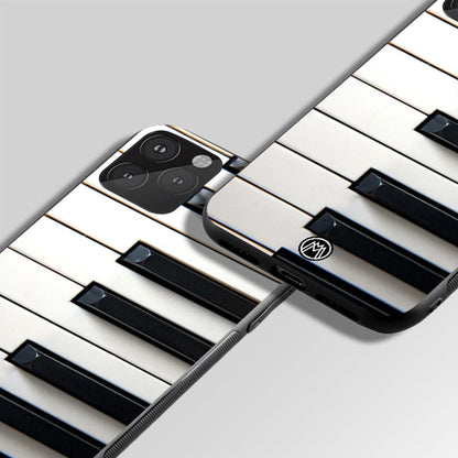 Music Piano Glass Case Phone Cover