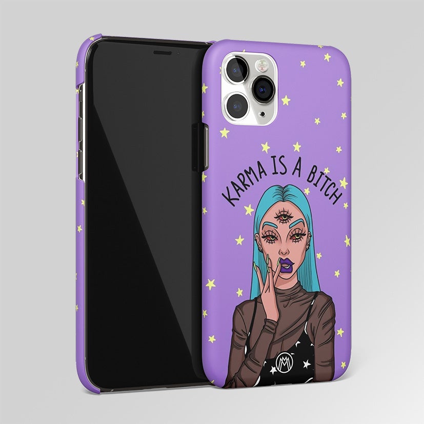 Karma Is A B*tch Aesthetic Matte Case Phone Cover