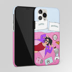 Anti Social Chick Girl Matte Case Phone Cover